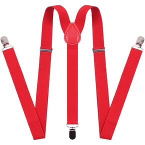 chiyu-yang Suspenders Bow Tie for Boys and Girls Strong Metal Clips Adjustable Design Elastic Suspender Classic Accessory Set