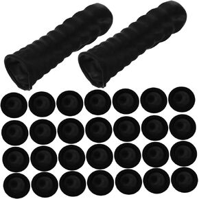 100pcs Nitrile Anti-Static Cots Connector Cover White