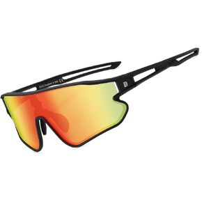 DUCO Polarized Sunglasses Baseball Sun Glasses Lightweight TR90 Frame UV400 Sports Cycling Shades for Men Women