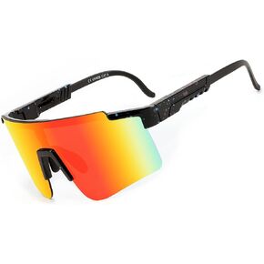 YuJian Sports Sunglasses for Men Women Youth Baseball Softball Sunglasses UV400 Protection Cycling Glasses