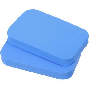 PATIKIL Table Tennis Rubber Care Sponge, 2 Pack Ping Pong Paddle Cleaning Sponge Racket Pat Cleaner, Blue