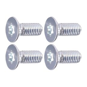 ICT Billet 4pc Bolt Kit - LS/LT Camshaft Retainer Thrust Plate Torx Flat Head FH Gen 3,4,5 Heavy Duty, High Strength, Zinc Coated, Grade 10.9 Steel 551950-CAM