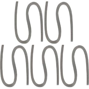 PATIKIL Quilling Strips Paper 300pcs 3/16"(5mm) 54cm Origami Paper Quilling Strip for Art DIY Hand Craft Christmas Metallic Light Grey