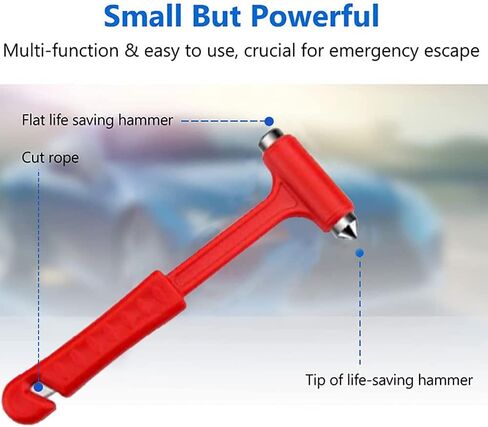 طقم مثلث التحذير من توركينج، طقم مثلث السلامة، طقم طوارئ السيارة على جانب الطريق مع مثلث تحذير، وسترة أمان عاكسة ومطرقة أمان in Kuwait