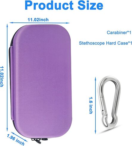 ZLiT Carrying Stethoscope Case,Shockproof Travel Portable Stethoscope Bag Compatible with 3M Littmann Stethoscope Fit for Nurses,Doctor and Medical Students in Kuwait
