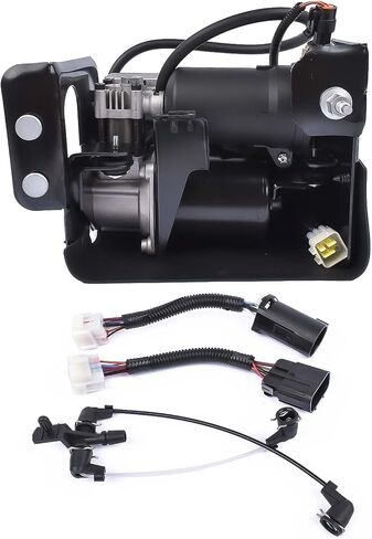Handor 949-001 949-099 Air Ride Suspension w/Wire Harness Compressor Pump Compatible with 2001-2016 Chevy Tahoe Avalanche Suburban Escalade Yukon XL 1500 Replaces 15254590 4J-0003C 949001 949099 in Saudi Arabia