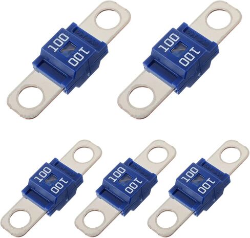 BOJACK AMI/Midi Fuse 50A High Current Fuse Bolt-on Fuse 50 Amp for Cars, Trucks, Construction Vehicles, Buses, Caravans (Pack of 5) in Saudi Arabia