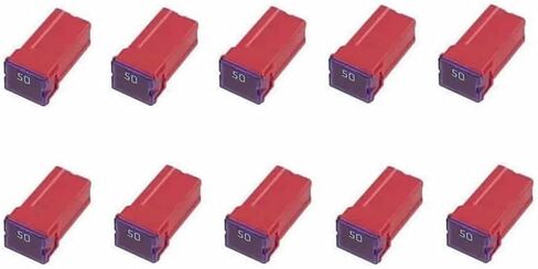 10 Pc Automotive Tall Profile JCASE Fuse 40 Amp Fuse Kit for Ford, Chevy/GM, Nissan, and Toyota Pickup Trucks, Cars and SUVs in Saudi Arabia