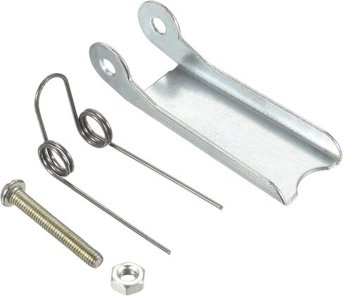 طقم مزلاج أمان M METERXITY - استبدال وصلة ربط جهاز الاستقبال بخطاف الانزلاق Clevis ينطبق على مقطورة / رافعة خطاف السحب (طول 1.7 بوصة، فضي) in Kuwait
