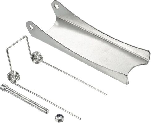 طقم مزلاج أمان M METERXITY - استبدال وصلة ربط جهاز الاستقبال بخطاف الانزلاق Clevis ينطبق على مقطورة / رافعة خطاف السحب (7 بوصات طويلة، فضي) in Kuwait