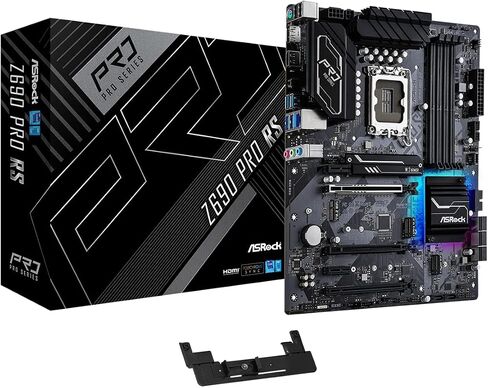 ASROCK Z690 PRO RS مقبس LGA1700/ Intel Z690/ DDR4/ SATA3&USB3.2/ M.2/ ATX اللوحة الأم in Saudi Arabia