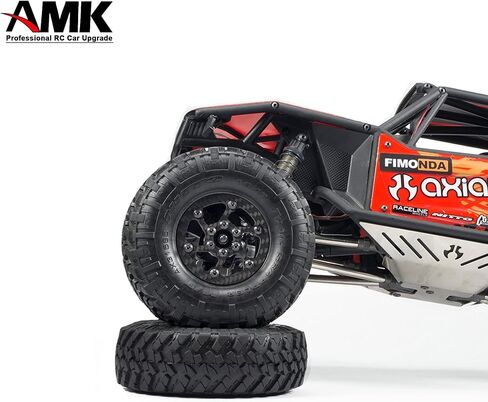1.9 Beadlock Wheels, 4Pcs Carbon Fiber 1.9 Wheels, 1.41oz/Pcs Lightweight 1.9 Crawler Wheels for Axial SCX10 II SCX10 III Capra TF2 Element Enduro Redcat TRX4 Upgrades (D) in Saudi Arabia