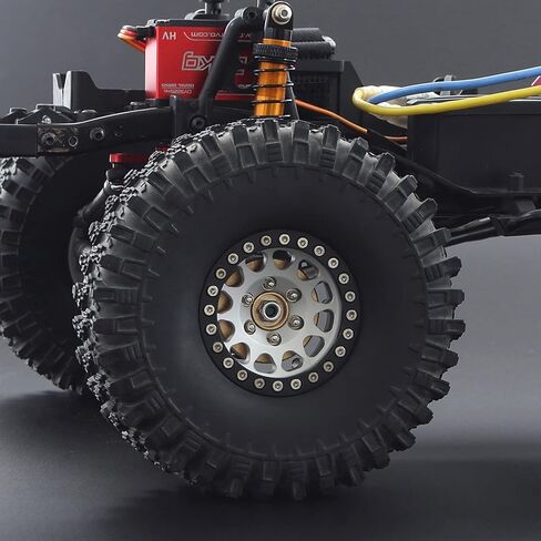 SCX10 Brass Brake Disc Weights 2Pcs for 1.9 2.2 inch Vanquish Beadlock Wheels Upgrades for 1/10 RC Crawler Axial SCX10 Capra Wraith TRX6 traxxas TRX4 Counter Weight TRX4 Upgrades in Saudi Arabia