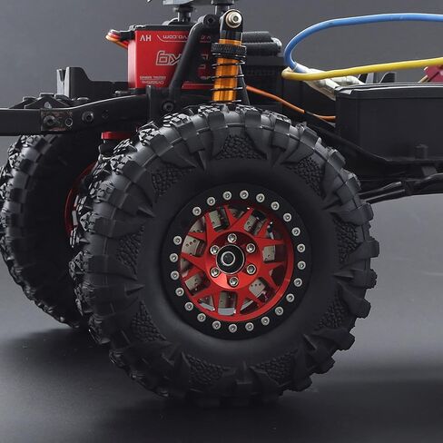 SCX10 Brass Brake Disc Weights 2Pcs for 1.9 2.2 inch Vanquish Beadlock Wheels Upgrades for 1/10 RC Crawler Axial SCX10 Capra Wraith TRX6 traxxas TRX4 Counter Weight TRX4 Upgrades in Saudi Arabia