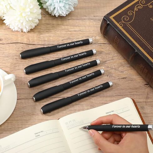 Roowest Memorial Ballpoint Pens Funeral Guest Pens Ballpoint Pens Memorial Service Guest Pens for Mourning Funeral Memory Condolence Guest Book Writing Funeral Supplies(30 Pcs) in Kuwait