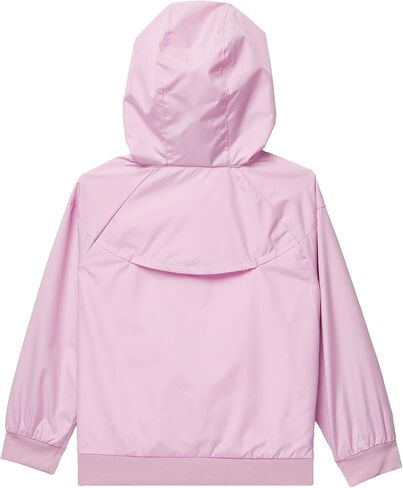 سترة Windrunner للفتيات من Nike (الأطفال الصغار/الأطفال الصغار) باللون الوردي القطبي الفاتح مقاس 6X للأطفال الصغار in Saudi Arabia