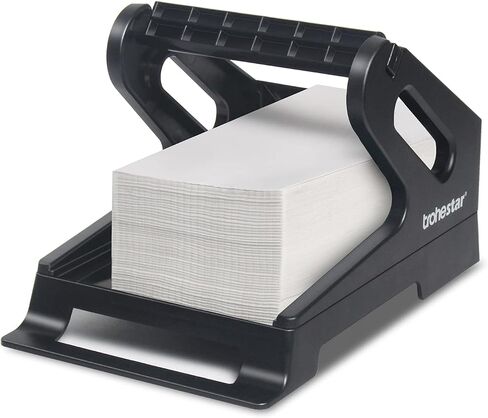 Trohestar Thermal Label Holder for Rolls and Fanfold Labels Work with Desktop Label Printer (Black) in Saudi Arabia