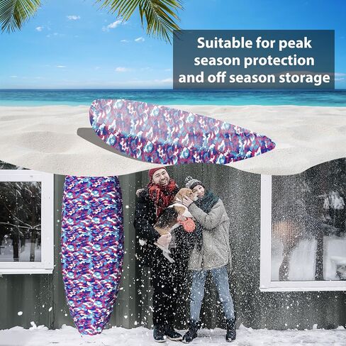 10-16FT Waterproof Kayak Covers for Outdoor Storage, 12FT Canoe Cover Accessories, Boat Cover Oxford Shade Marine Cockpit Dust Cover UV Protection Ultra Sunblock Shield for Fishing Boat Kayak Canoe in Saudi Arabia