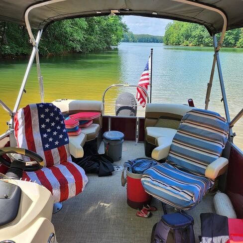 مقعد الربان - غطاء مقعد الكابتن - غطاء مقعد القارب - ميكروفايبر (ببغاء الجنة) in Kuwait