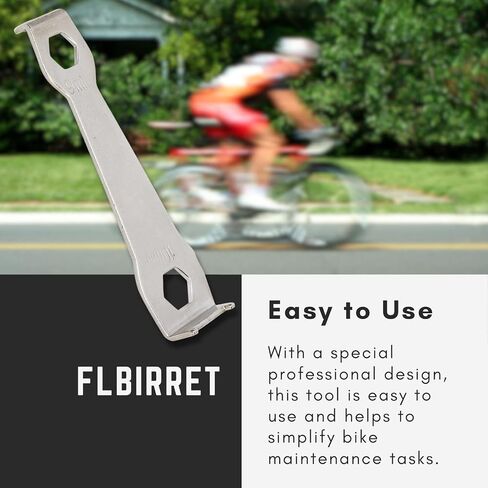 أداة إصلاح صامولة سلسلة الدراجة متعددة الوظائف من الفولاذ المقاوم للصدأ - أداة صيانة الدراجة متينة ومحمولة لسهولة إزالة العجلة المسننة وتثبيت غطاء الغبار in Kuwait