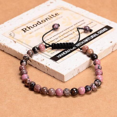 Massive Beads Hematite - Health and Healing Stone - Handmade Yoga Stretch Elastic Bracelet Natural Stone Crystal Healing Power Energy Gifts for Unisex Adult 4mm in Saudi Arabia