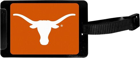 بطاقة الأمتعة Siskiyou Sports NCAA Texas Longhorns، أسود، 3.25 بوصة in Saudi Arabia