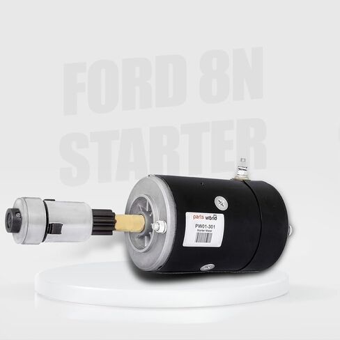 مشغل 12 فولت لجرار Ford 8N Ford 9N Ford 2N مع محرك Bendix + ضمان لمدة سنة || 1939-1952 12V فورد 8N كاتب 3109 8N1100R 8N11001 1831810 8N-11001R 9N11001 9N11002 SFD0191 8N-11002 SA-546 in Kuwait