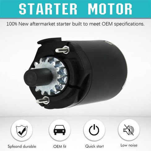محرك Apeixoto Starter متوافق مع Kohler Courage Single SV620 SV610 SV600 SV590 Toro Tractor LX420 LX425 18 19 20 21 HP Cub Cadet 1000 Series LT1042 مع OE 2009801 2009805 2009806 2009810 in Kuwait