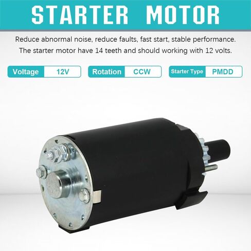 محرك Apeixoto Starter متوافق مع Kohler Courage Single SV620 SV610 SV600 SV590 Toro Tractor LX420 LX425 18 19 20 21 HP Cub Cadet 1000 Series LT1042 مع OE 2009801 2009805 2009806 2009810 in Kuwait