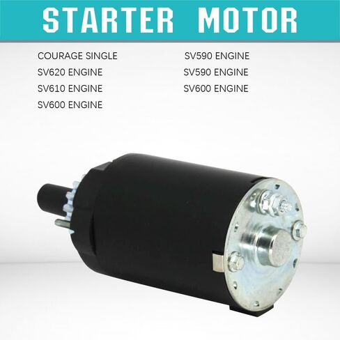 محرك Apeixoto Starter متوافق مع Kohler Courage Single SV620 SV610 SV600 SV590 Toro Tractor LX420 LX425 18 19 20 21 HP Cub Cadet 1000 Series LT1042 مع OE 2009801 2009805 2009806 2009810 in Kuwait