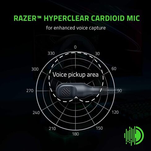 سماعة الألعاب Razer BlackShark V2 X: 7.1 صوت محيطي - برامج تشغيل 50 مم - وسادة إسفنجية الذاكرة - للكمبيوتر الشخصي، PS4، نينتندو سويتش - مقبس سماعة رأس 3.5 مم - أسود كلاسيكي (متجدد) in Saudi Arabia