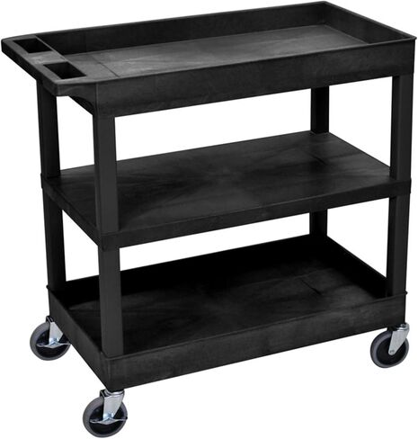 عربة FSE Luxor 373-EC121-B مقاس 32 × 18 بوصة - حوضين/رف واحد مسطح in Saudi Arabia