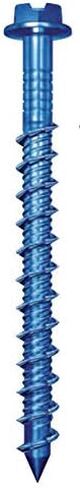 ITW RED HEAD 1/4 inch x 2-1/4 inch Tapcon,HW4-214 Hex Head Concrete Screw for Anchoring to Masonry,Block or Brick (500 per Case) in Saudi Arabia