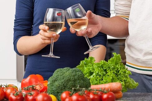 Wine Charms for Stemless Glasses - Magnetic Drink Markers - Great Gift for the Gardener in Kuwait