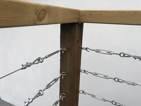 TooTaci 24pcs 1/16 "كابل المشابك M2 مقاطع حبل الأسلاك المزدوجة، 304 المشابك حبل الفولاذ المقاوم للصدأ مع المكسرات قفل مكافحة تخفيف، 1/16 سلك حبل السحابات المشابك لتعليق الأسلاك، سلك الحديقة، سلك السياج in Kuwait