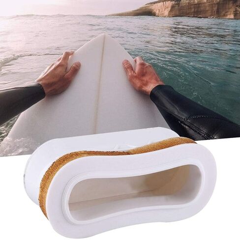 Tbest Durable Plastic Surfboard Insert Handle Surfing Board Surf Rescue Accessory (Black and White) in Saudi Arabia