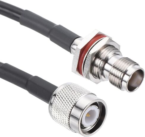 uxcell RG58 RF Coaxial Cable TNC Male to TNC Female Pigtail Jumper Cable 49.2 Feet in Saudi Arabia