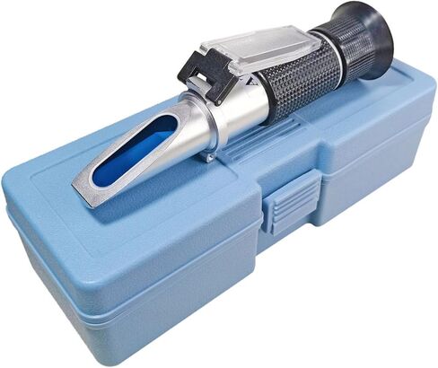 Agriculture Solutions Antifreeze Refractometer Displaying in Fahrenheit for Checking Freezing Point of Automobile Antifreeze Systems and Battery Fluid Condition. Battery Acid, Glycol, Coolant, Antifreeze Tester in Kuwait