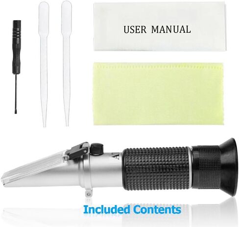 Agriculture Solutions Antifreeze Refractometer Displaying in Fahrenheit for Checking Freezing Point of Automobile Antifreeze Systems and Battery Fluid Condition. Battery Acid, Glycol, Coolant, Antifreeze Tester in Kuwait