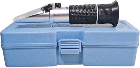 Agriculture Solutions Antifreeze Refractometer Displaying in Fahrenheit for Checking Freezing Point of Automobile Antifreeze Systems and Battery Fluid Condition. Battery Acid, Glycol, Coolant, Antifreeze Tester in Kuwait