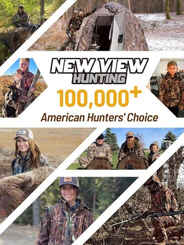 NEW VIEW Womens Hunting Clothes, Upgraded Ultra-Quiet Water Resistant Camo Hunting Jacket for Duck Waterfowl Deer Hunting in Saudi Arabia