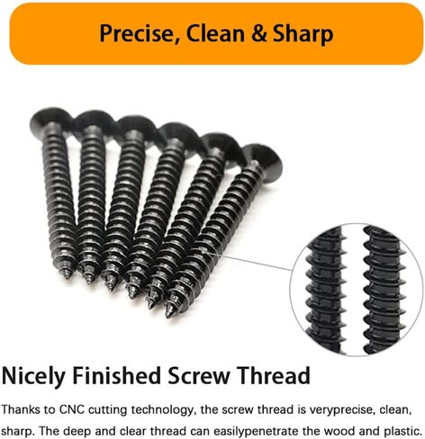 Indprod M4 Flat Head Self Tapping Wood Screws Assortment Fasteners Kit 360Pcs,Phillips Drive Countersunk Head Self-Tapping Screws,Carbon Steel in Saudi Arabia