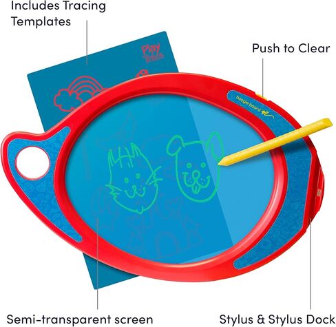 Boogie Board Play n' Trace with Transparent Tracing Board, Stylus, and Templates for Kids to Write, Trace and Draw, For Boys and Girls, Ages 3+ in Saudi Arabia