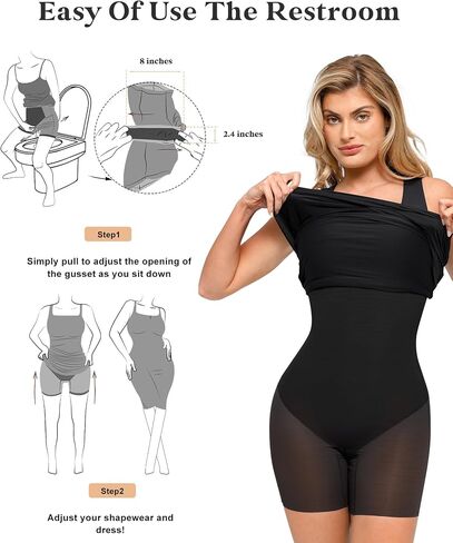 فستان Popilush The Shapewear Dress Ruched - فستان Bodyson بدون أكمام للنساء فستان صيفي in Saudi Arabia