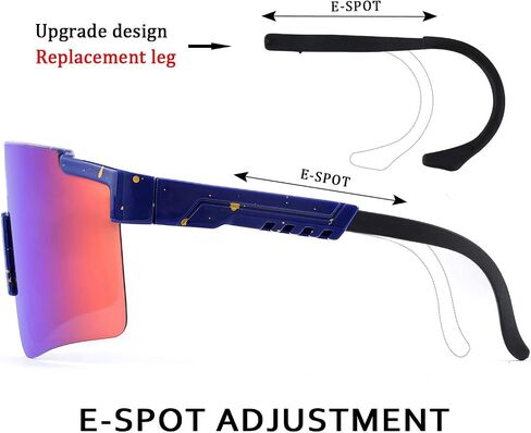 YuJian Sports Sunglasses for Men Women Youth Baseball Softball Sunglasses UV400 Protection Cycling Glasses in Saudi Arabia