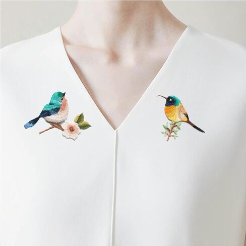 رقعة زهرة وردية، خياطة على رقعة اللوتس المطرزة، رقعة زهور للملابس ذاتية الصنع، الجينز، مشغولات الخياطة in Kuwait