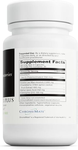 DAVINCI Labs - Inositol + Vitex Plus - A Dietary Supplement to Support Hormone Balance and Healthy Ovarian Function - Vegetarian, Gluten Free, Soy Free - 120 Capsules in Saudi Arabia