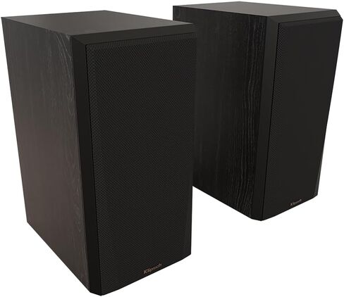 مكبرات صوت رف الكتب Klipsch 1070017 RP-500M II - صوت عالي الدقة، حزمة من خشب الأبنوس (زوج) مع قطعة قماش تنظيف من الألياف الدقيقة مقاس 6 × 6 بوصات وحزمة حماية معززة لمدة عامين CPS in Saudi Arabia