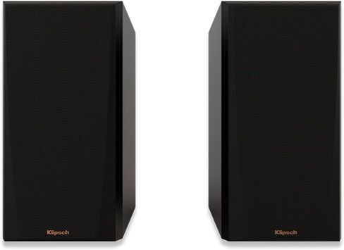 مكبرات صوت رف الكتب Klipsch 1070017 RP-500M II - صوت عالي الدقة، حزمة من خشب الأبنوس (زوج) مع قطعة قماش تنظيف من الألياف الدقيقة مقاس 6 × 6 بوصات وحزمة حماية معززة لمدة عامين CPS in Saudi Arabia