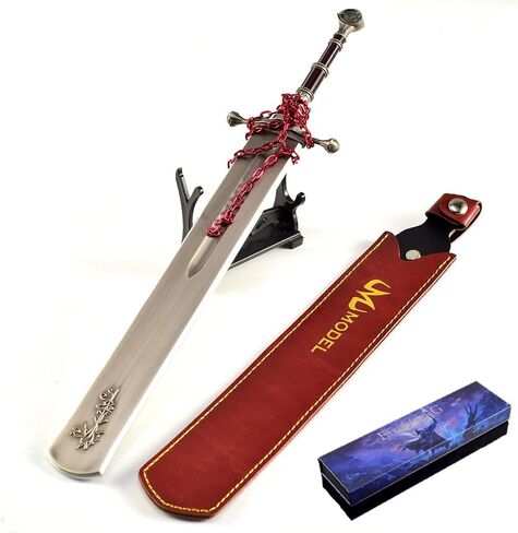 Superbuybox Game Elden Ring DLC ​​Nightreign 12''30cm Marais Executioner's Sword Greatsword Giftbox مجموعة ألعاب الفنون القتالية هدية ديكور مكتب مع حامل عرض in Saudi Arabia